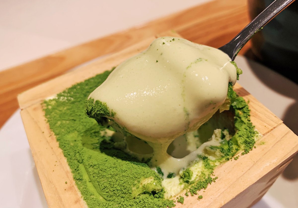 【プロヴァンス】 @北海道：札幌駅から徒歩1分  升に入った抹茶ティラミスを食べられるお店