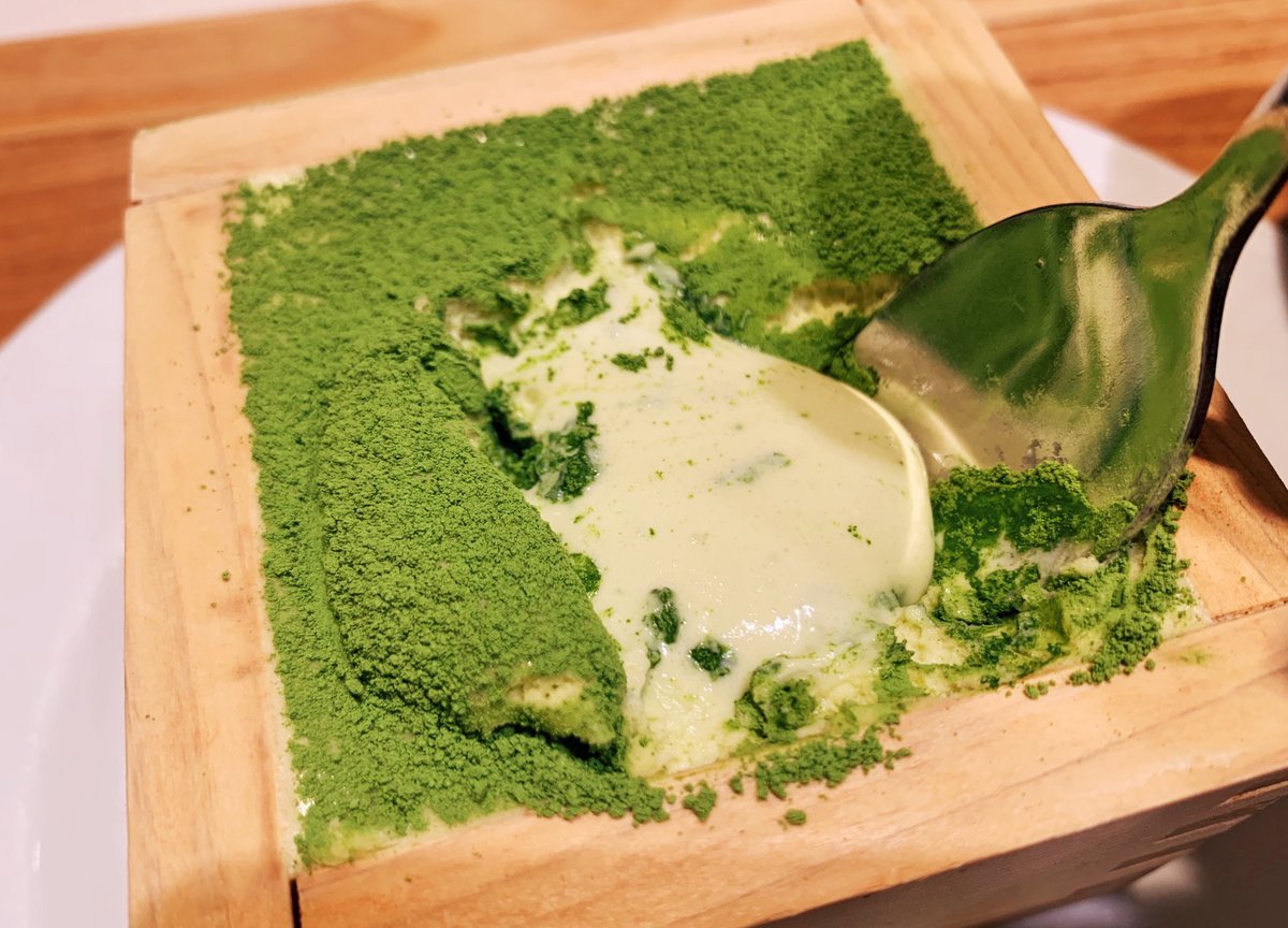 【プロヴァンス】 @北海道：札幌駅から徒歩1分  升に入った抹茶ティラミスを食べられるお店