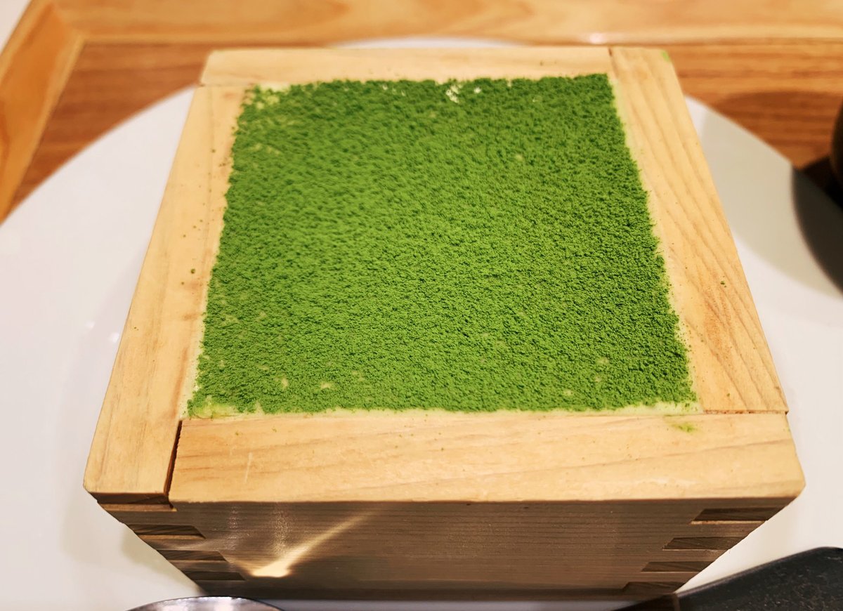 【プロヴァンス】 @北海道：札幌駅から徒歩1分  升に入った抹茶ティラミスを食べられるお店