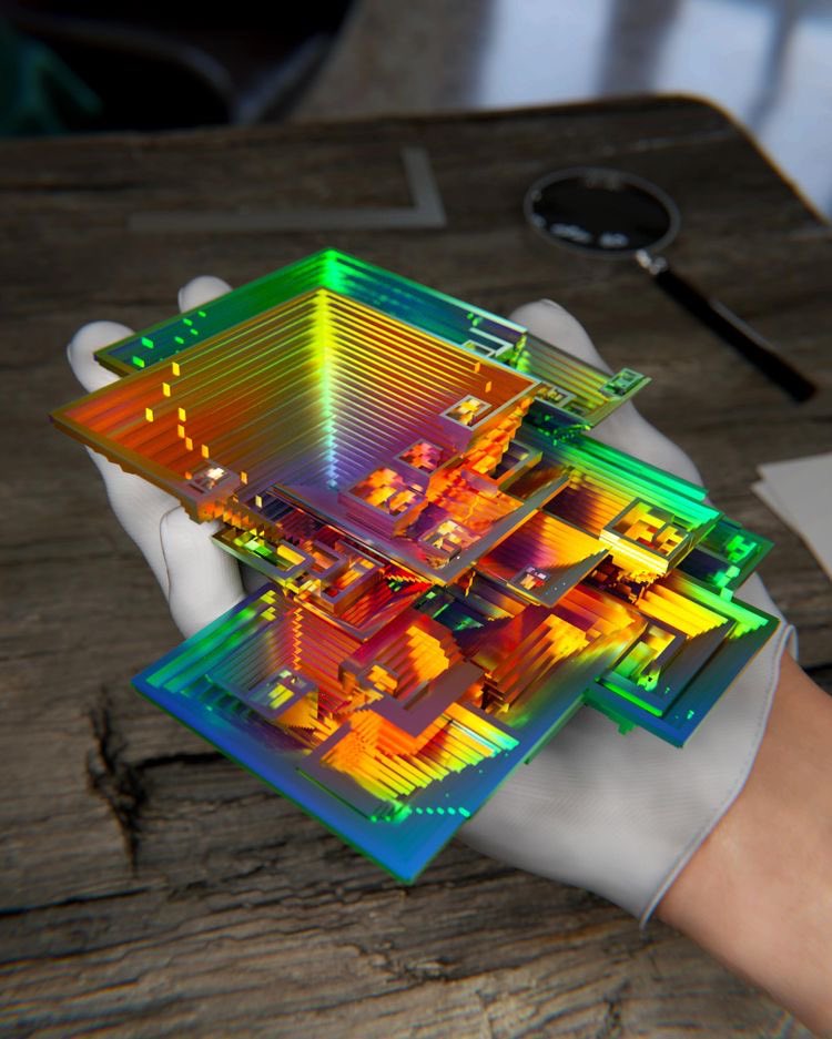 すごいビスマス結晶あった 