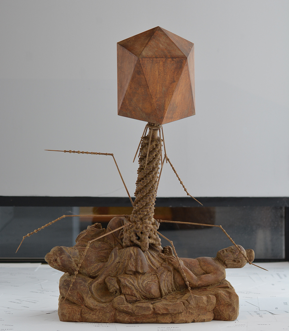 木彫りのウイルスです（？？？？） 