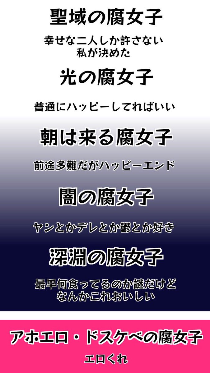 光と闇って言っても色々有るよな、と随分前に作った奴 