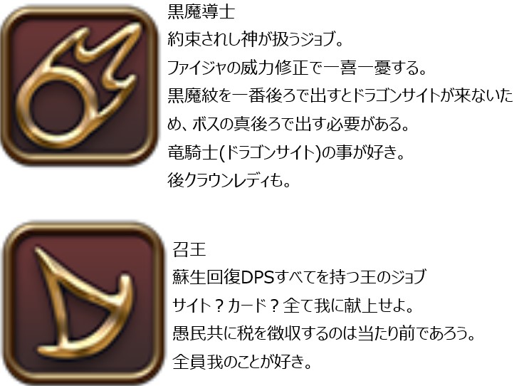 竜騎士の相関図作ってみた #FF14 