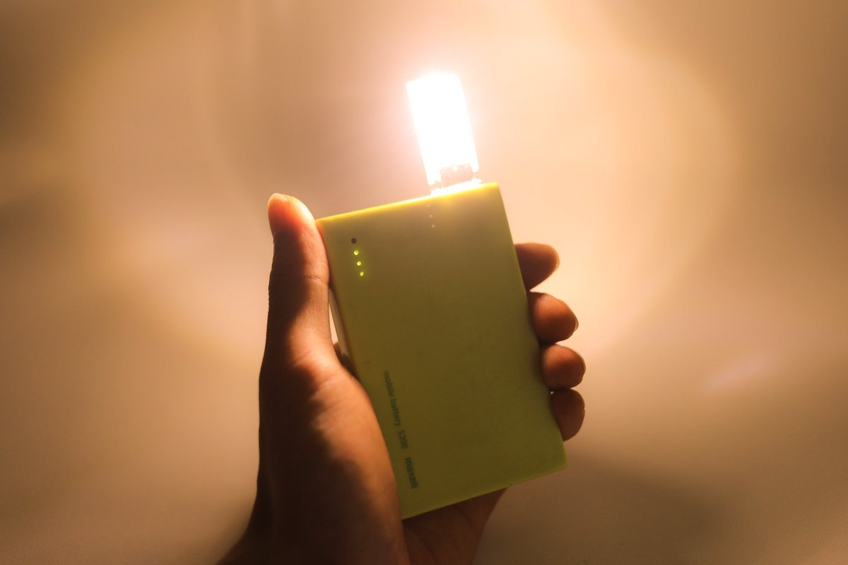 今まさに災害時に使える「モバイルバッテリーをランタンとして使えるようにするアタッチメント」を作ってるところなんだけどもうちょっとで販売できそう