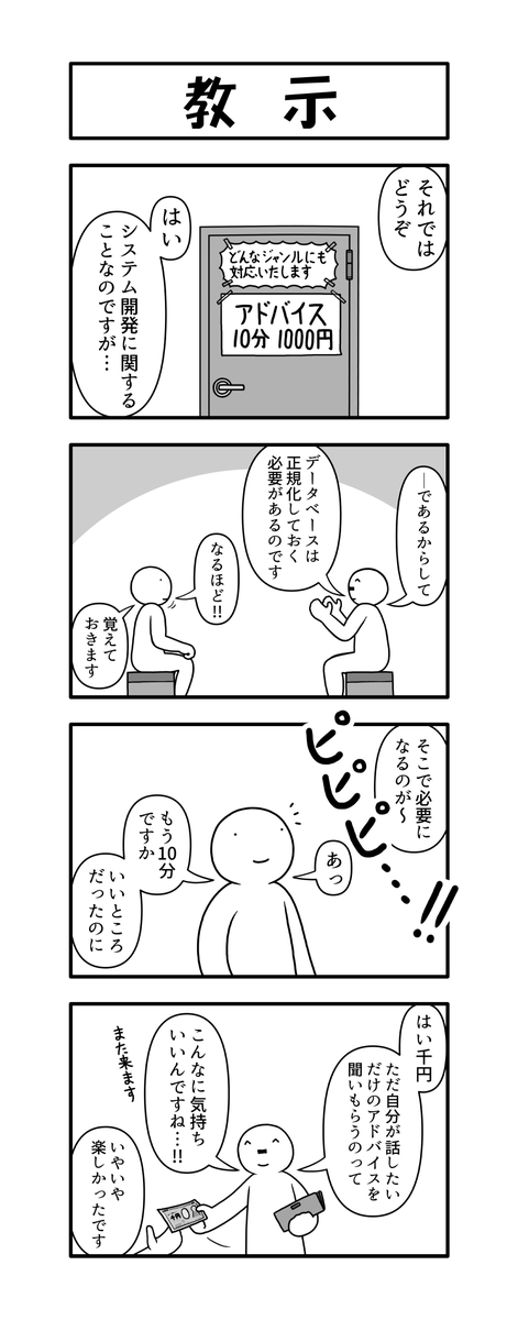 これはビジネスの4コマ 