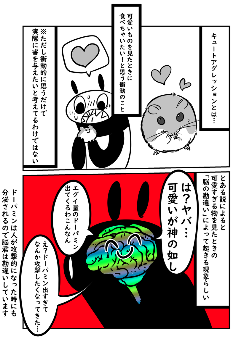 小動物を見て食べちゃいたい…と思う衝動ありませんか