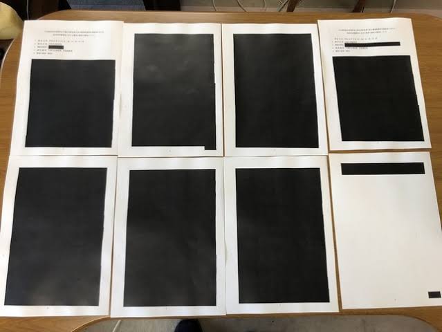 コレを「開示しました」という 日本の役所の現実がおかしいと 思いませんかね