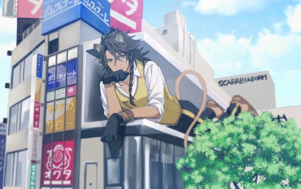 新宿のレオナさん #ツイステファンアート 