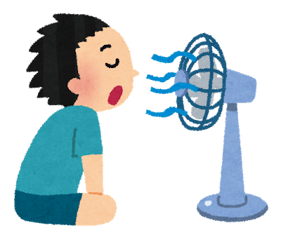 ←バイクを知らない人が暑い夏に走るライダーのイメージ →夏場に走ってる時の俺 