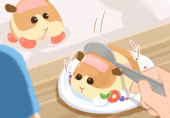 モルカーの世界にあるキャラケーキ 