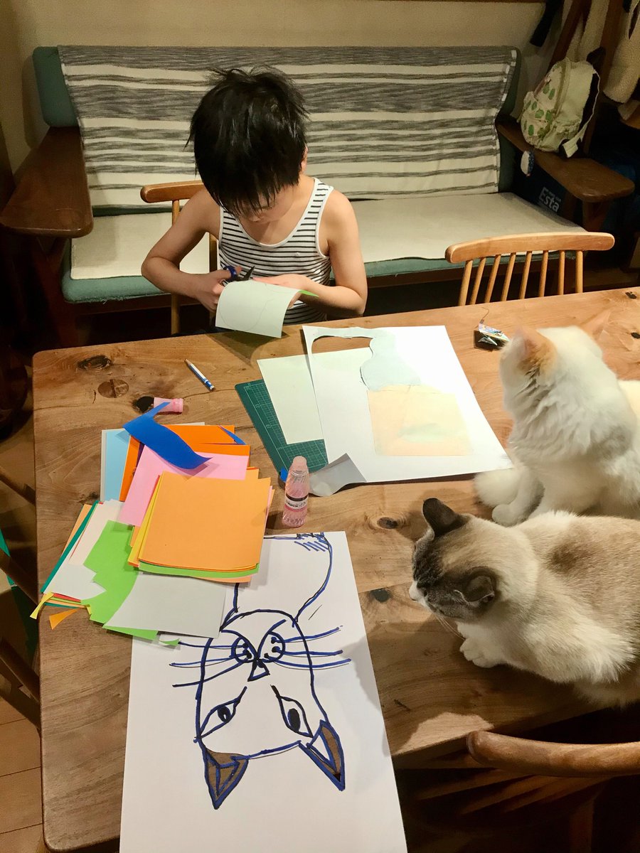  こんなに一生懸命になって作品を作る息子を誇りに思う