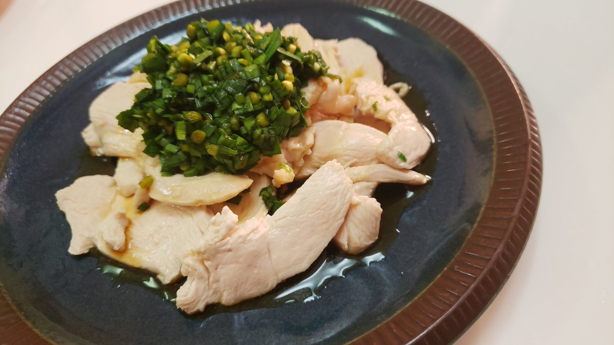 胸肉を柔らかくするのは冷しゃぶにするのが一番、味も一級品です