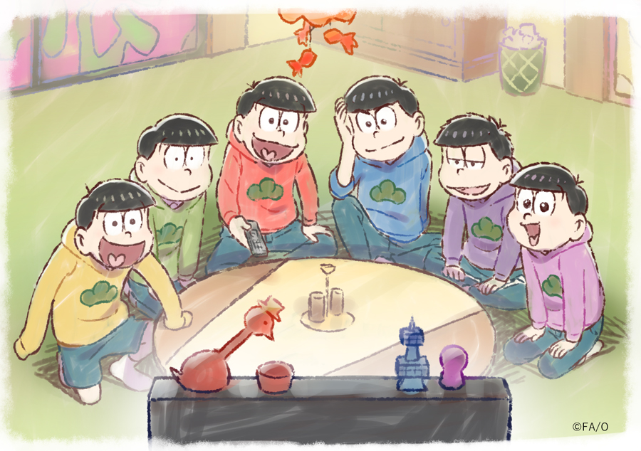 \本日、TVアニメ「#おそ松さん」第3期放送開始🎊/ 深夜1時30分よりテレビ東京、テレビ愛知、テレビ大阪にて第3期放送開始します📺 皆様の応援のおかげで、6つ子も無事に帰宅することができました✨ これより全裸待機開始‼️【本当の全裸ver】は公式HPで☝️ 第3期放送、ぜひご覧ください‼️ #全裸待機