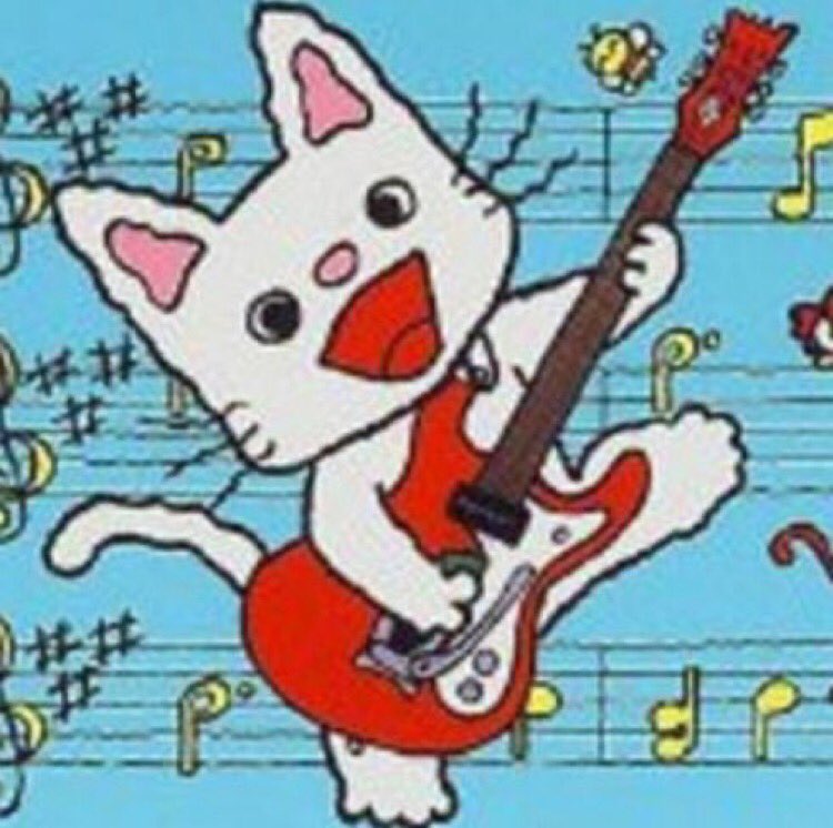 この前たまたま気が付いたんだけど、ヒラスァさんのギターノンタンとお揃いなんですよ……… 