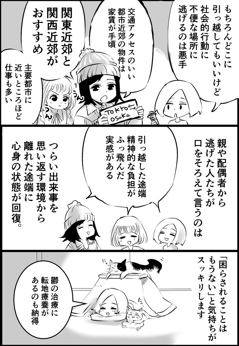 今日からできる毒親夜逃げ術　おうち探し編 