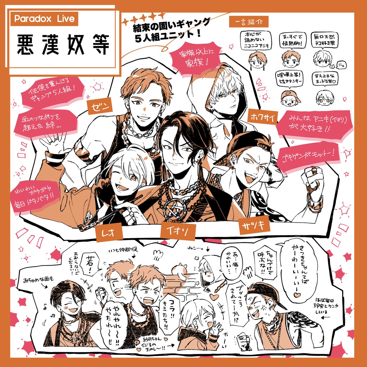 / ㊗ #那多ここね 先生による #パラライ チーム紹介イラスト公開🎉 \ オフィシャルファンブック発売決定記念🌸 ブック内で「スペシャル漫画」を描きおろし予定の那多ここね先生のチーム紹介イラストを大・公・開‼️ 👇各チームのボイスドラマもCHECK まずは1stCDから📱