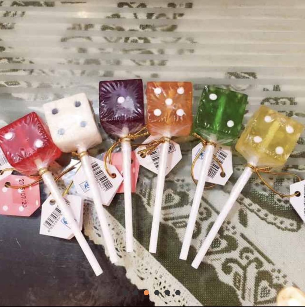 はわ～…中国のサイコロロリポップ、最高に可愛くないですか