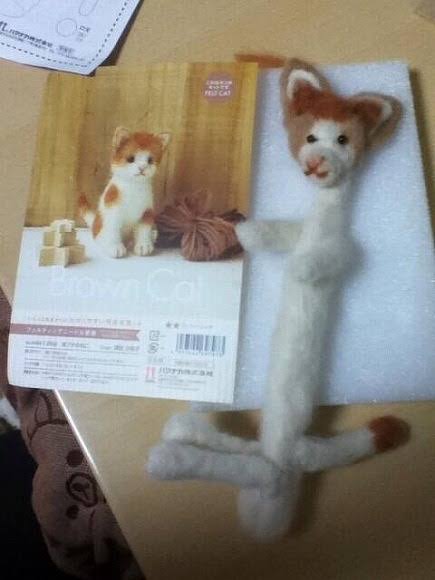 泣きそうになりながら作ったやつだ もう羊毛フェルトには手を出さない