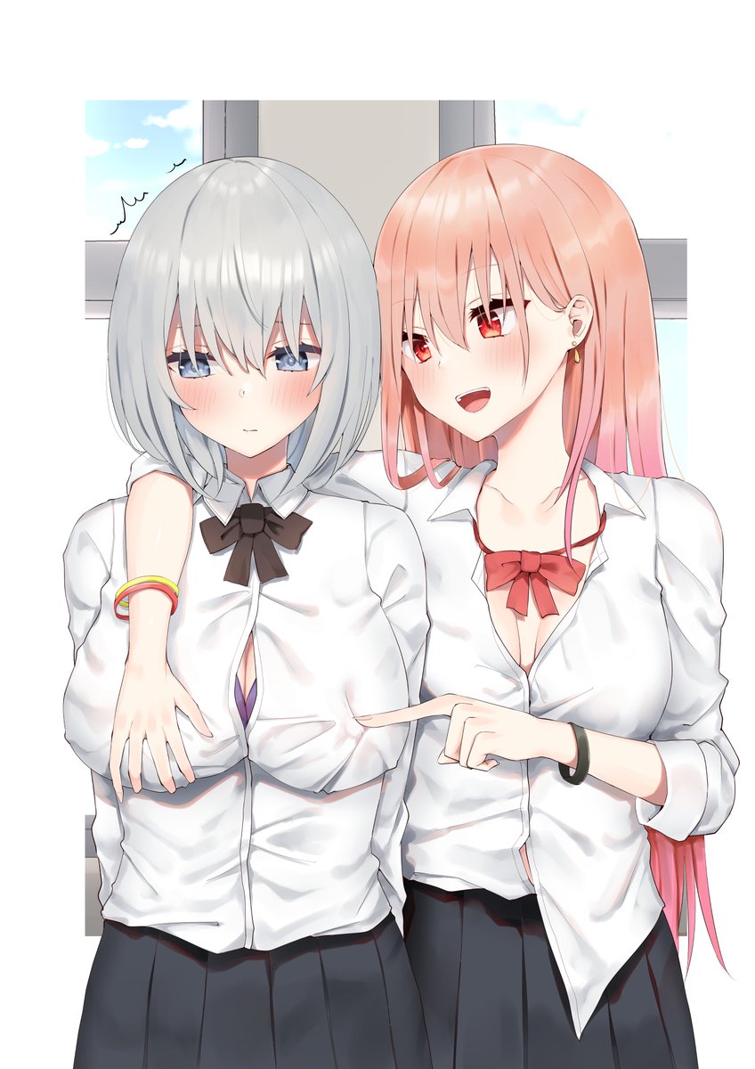 昼は学校でちょっかい出してくるくせに夜は真逆の顔を見せる百合 