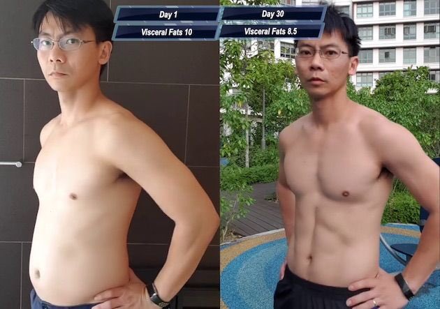 ワンパンマンのトレーニングを 1ヶ月こなしたシンガポールのおじさん 