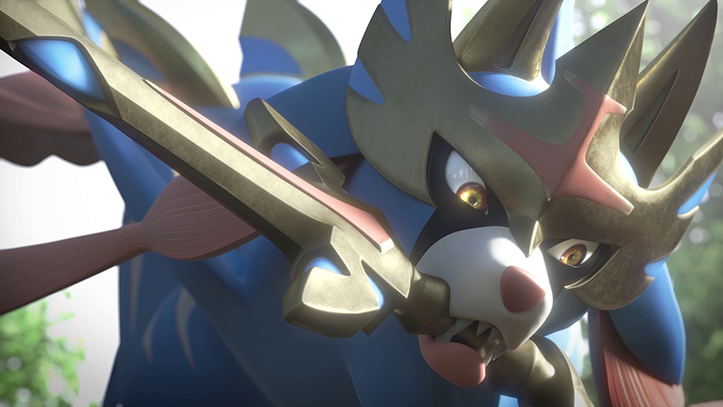 #ガラル地方のポケモン紹介  ━━━━━━ ザシアン ━━━━━━  ガラル地方の伝説のポケモン その存在を知る人はおらず、謎に包まれています 口には剣のようなものをくわえています🗡  #ポケモンダイレクト #ポケモン剣盾  