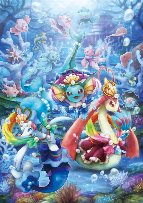 ポケモンたちの海中ショー🌊✨ 見ていたら一緒に泳ぎたくなってきました