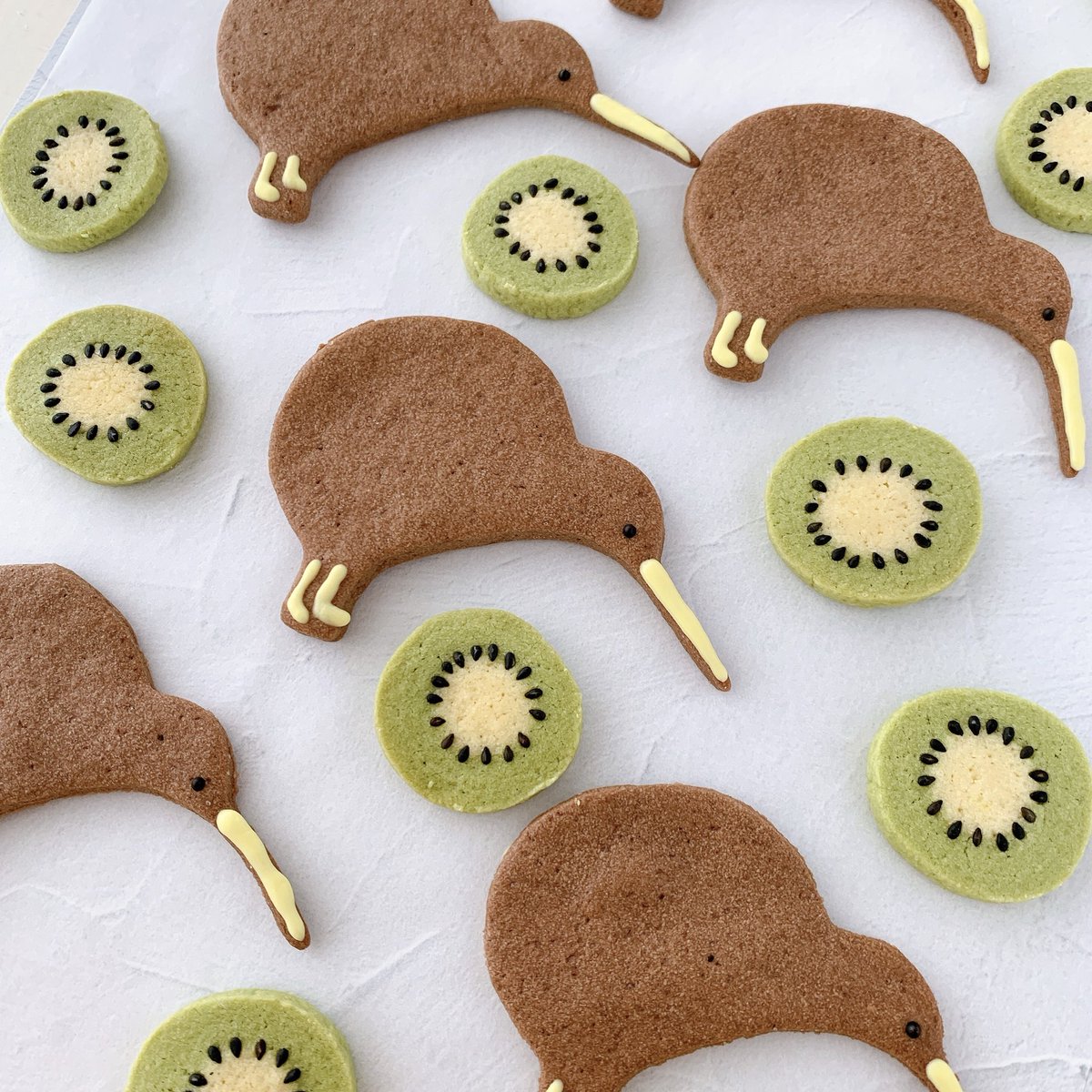 キウイのクッキー作った！🥝 