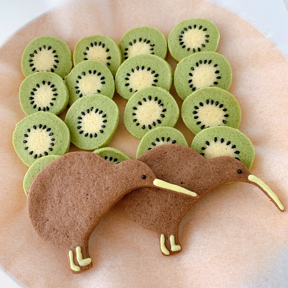 キウイのクッキー作った！🥝 