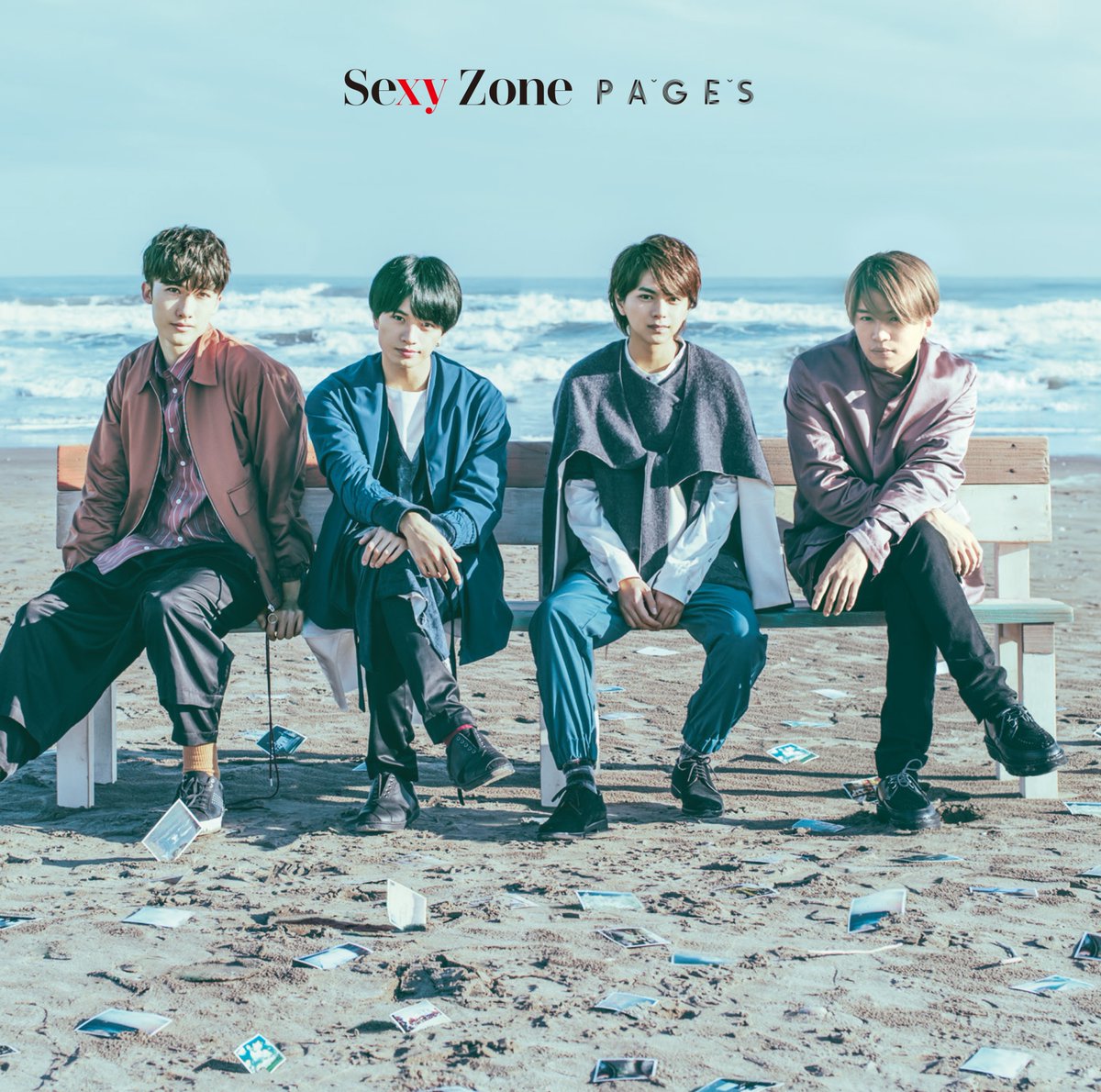 🌟Sexy Zone🌟3/13発売のニューアルバム🗼「PAGES」のジャケット写真・予約購入先着特典絵柄が解禁🏟️🎉🤩詳細はコチラ→ SexyZone