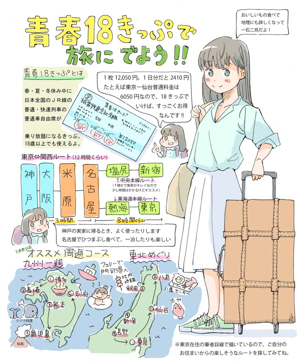 あしたから春の青春18きっぷ期間だ！ 