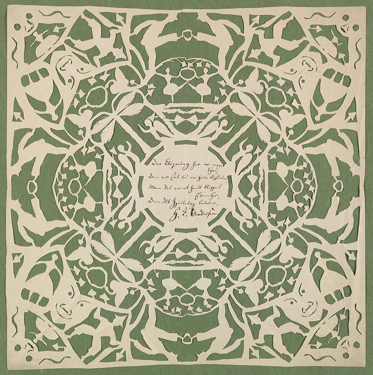 アンデルセンが切り絵の名手だったと言う事を知った