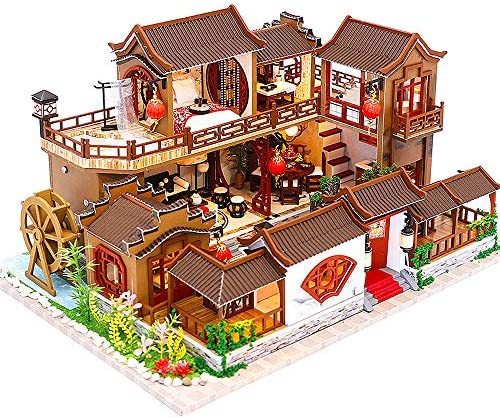 シルバニアファミリーから派生してドールハウス調べてたら、中華風があって可愛すぎて作ってみたくなった…はちゃめちゃ可愛くない