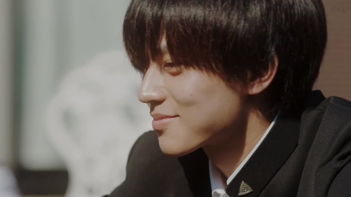 明智くんの中学時代を演じた永瀬廉くんのほっぺにマシュマロが何個も詰まってただなんてそんな可愛い話ある