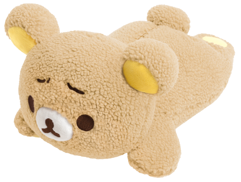 このリラックマのTwitterで投稿した人気のイラストがグッズになりました✨ もこもこ着ぐるみの、こまりまゆげのぬいぐるみ&雑貨