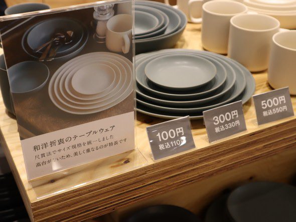 ダイソーの300均が、明らかに無印を殺しにかかってる。