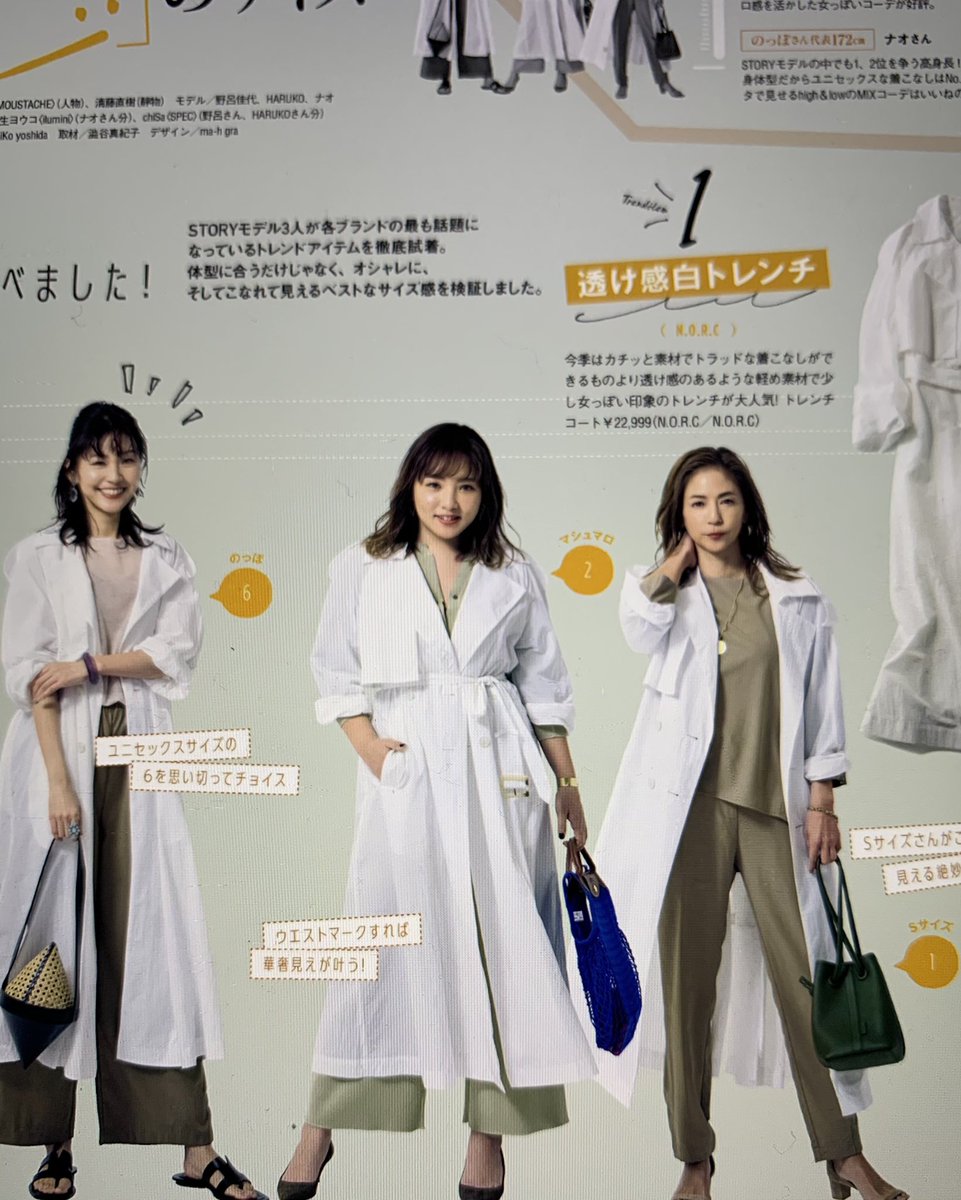 透け感白トレンチとかいう、白衣すぎて着れないアウター😂 