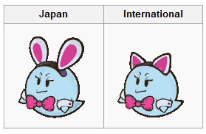 ペーパーマリオRPGに出てくるバニーテレサがスケベすぎるって理由で、海外版だとネコミミに修正されてるの、何もかもワケわからなくて好き 