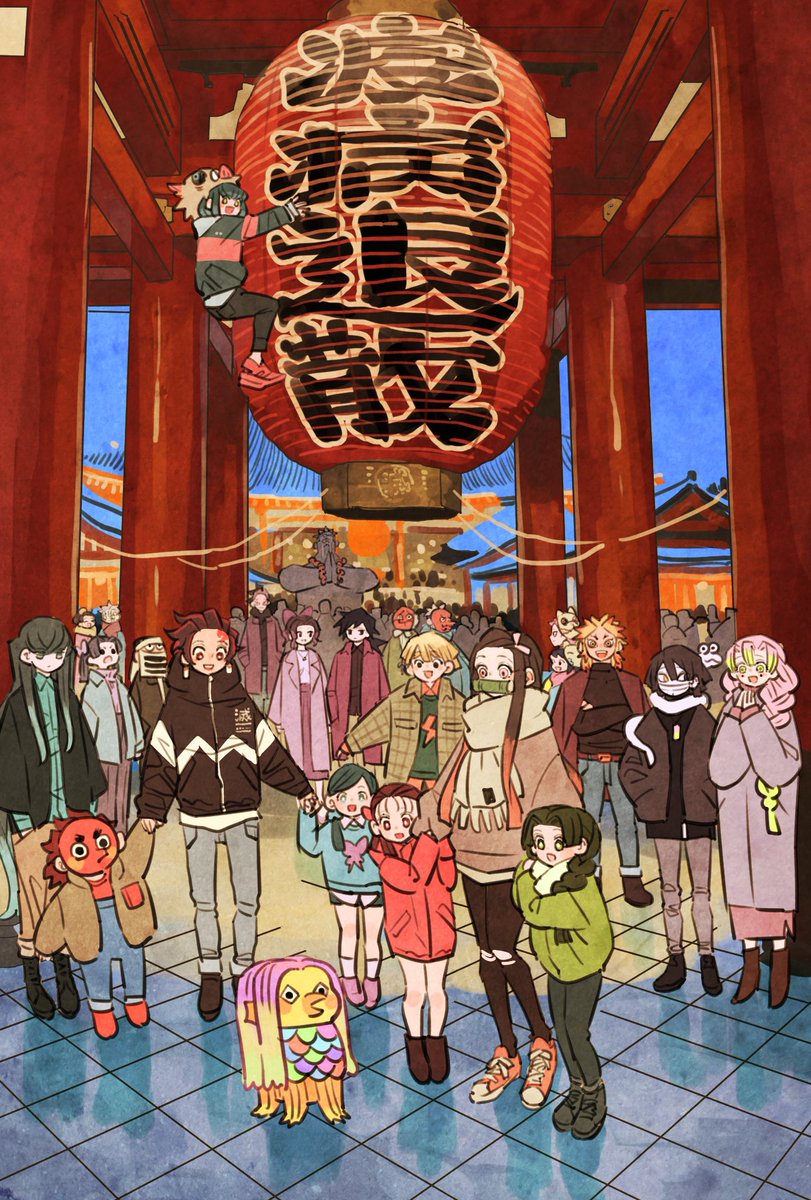 鬼滅の刃×アマビエさん 