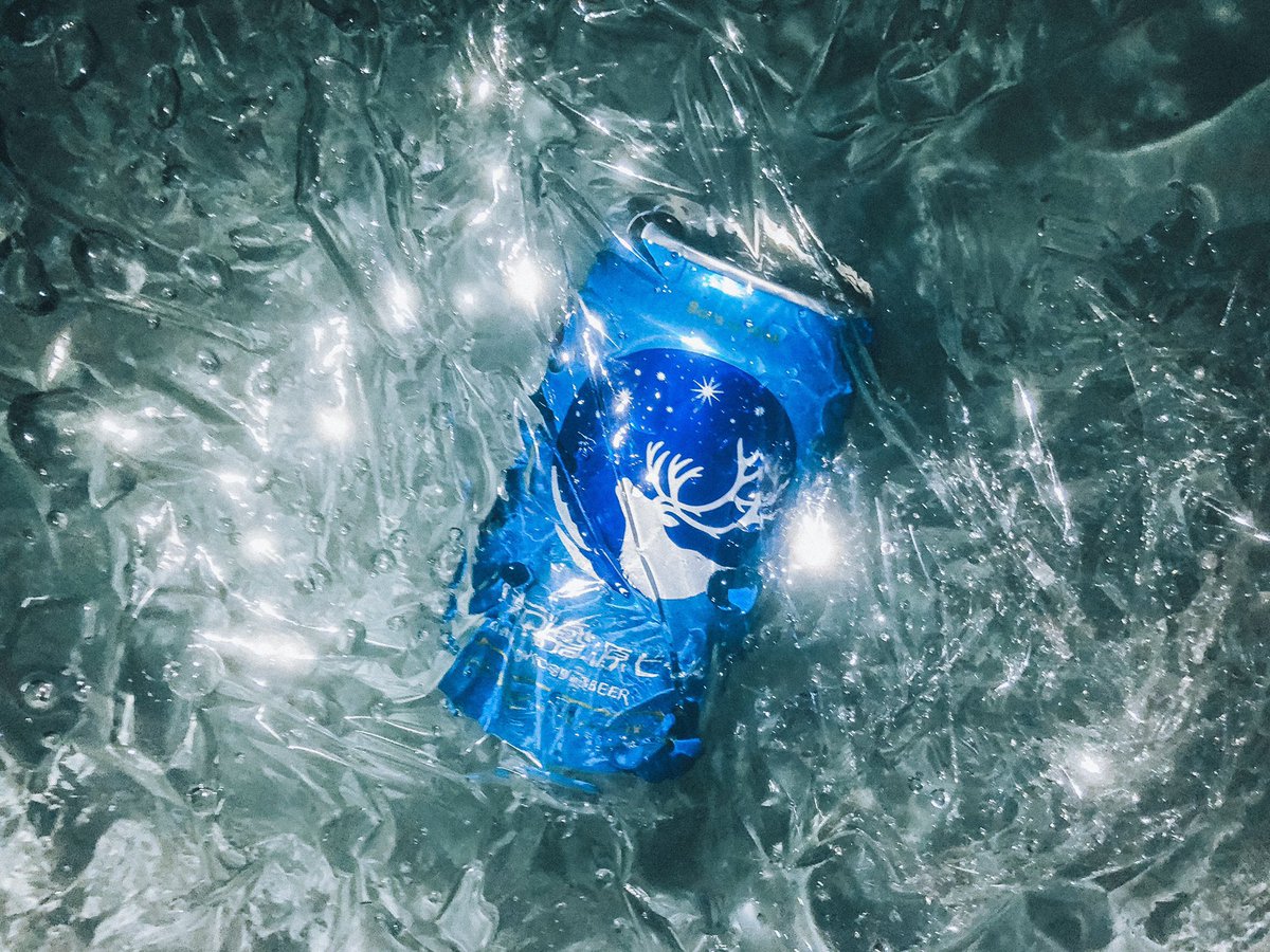 ←これが     こうなった→  サランラップすごいな？ 