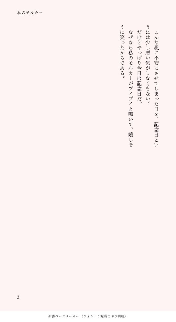 私と中古のモルカー 