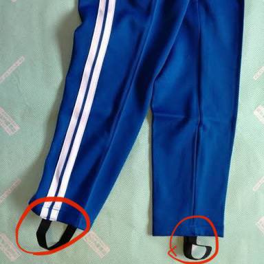 学校の指定ジャージの裾に謎のゴム紐がついていたそこのあなた