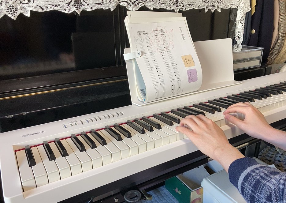 音ゲーが得意な兄にピアノ教えてたら、譜面を縦(?)にされた