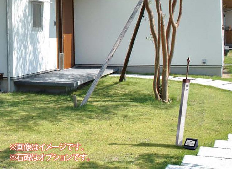 妻の友人宅新築(6月引き渡し)に、伝説の聖剣表札が入るとの事