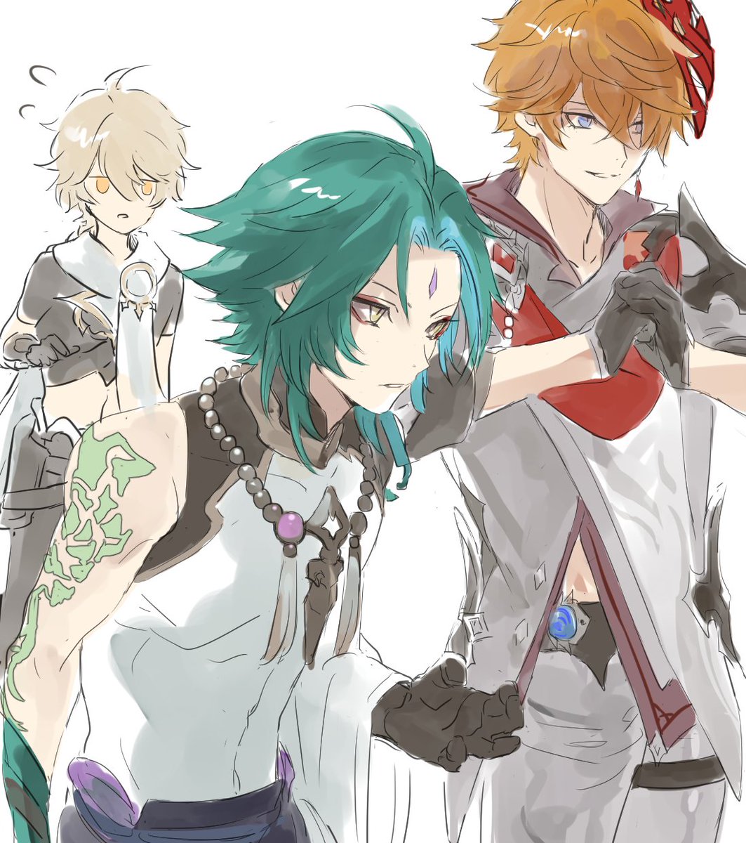 空くんの代わりに殴るし殺すタルタリヤと魈 