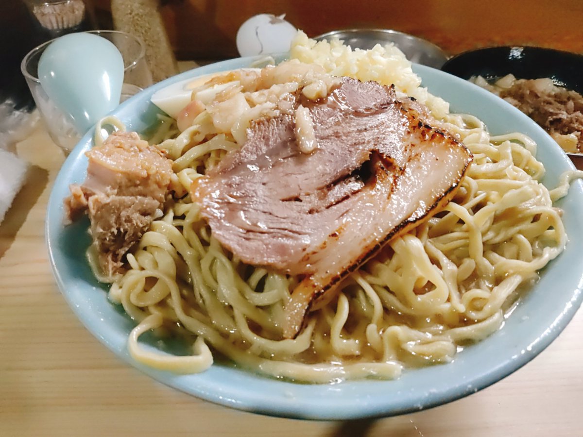 🍜💕(着丼まで約2時間30分) もう家族以外誰にも会わんと思ってニンニク