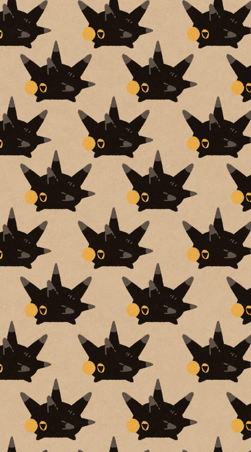 先日描いたもちもち組のイラストについてユキハミちゃんメインの壁紙が欲しいとお声を頂いたのでそれぞれ単体で作ってみた　推しの方へ使って頂けると嬉しいな 