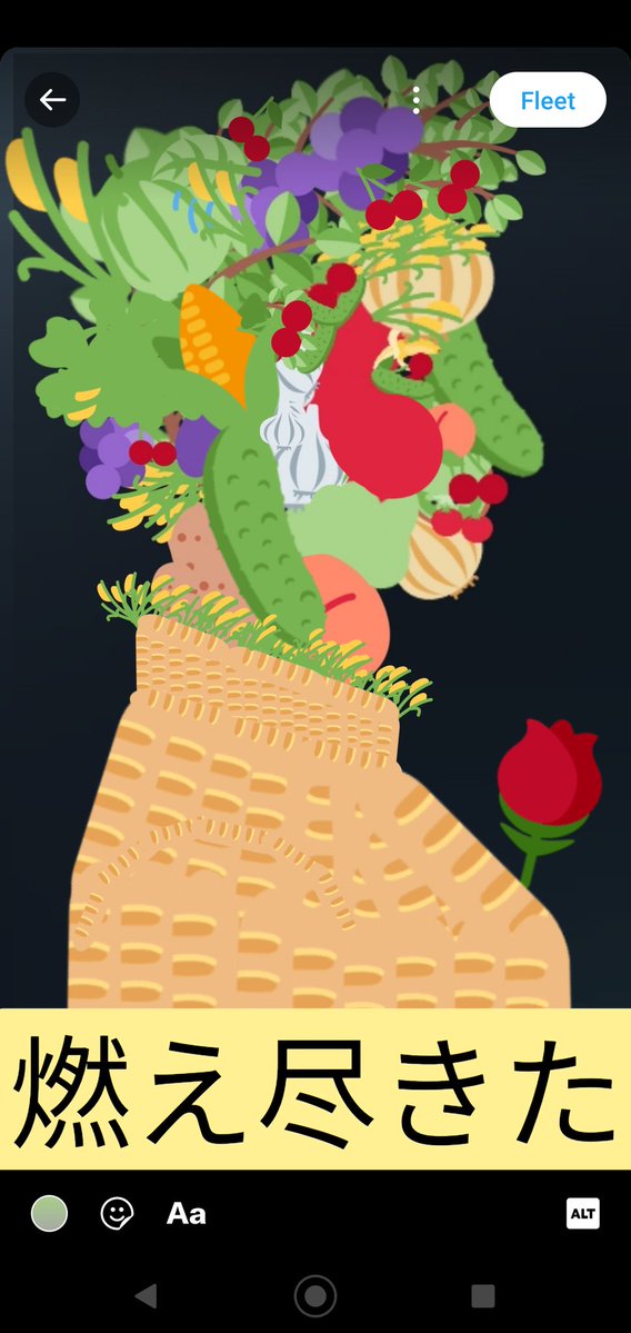 ジュゼッペ・アルチンボルドの四季の夏をフリートで再現したから見て欲しい 