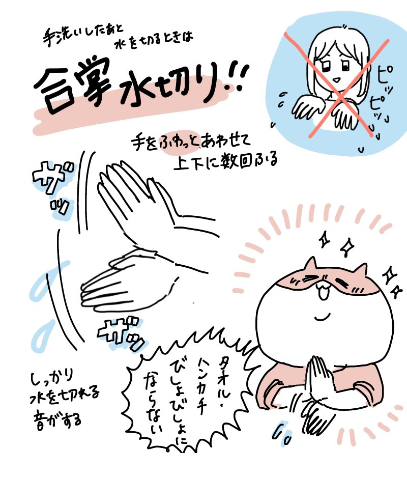 地味に2020知って良かった知識1位は、今年の初めくらいに知った「合掌水切り」でした