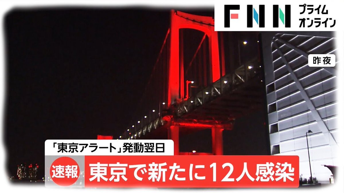  ここで懐かしい東京アラートの時の画像貼っておきます