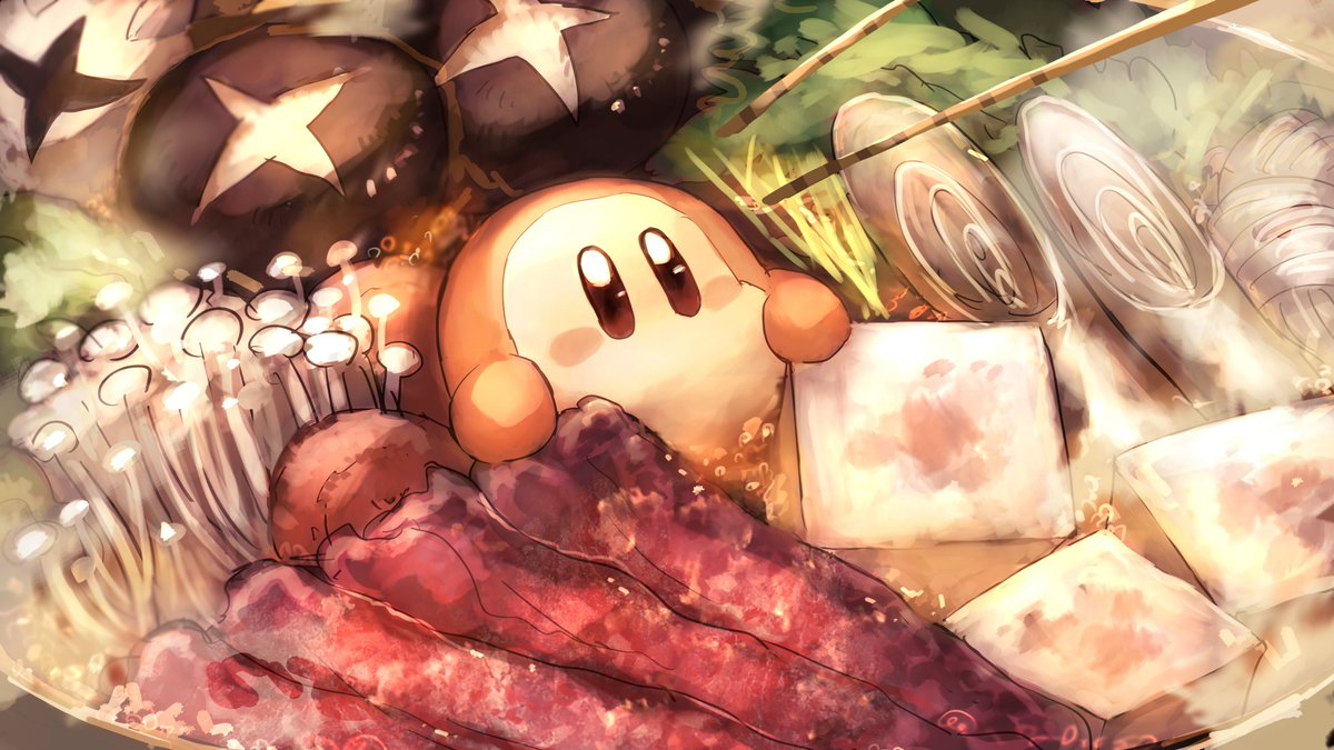 冬はすき焼きだよねぇ...わどちゃん 美味しいよ... 